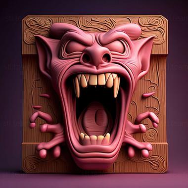 3D model The Pink Panther Hocus Pocus Pink game (STL)